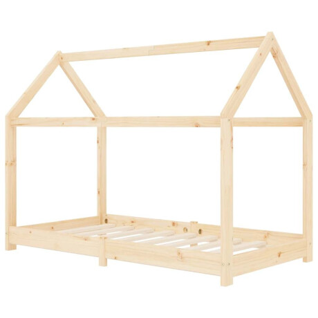 vidaXL Kinderbedframe massief grenenhout 70x140 cm afbeelding2 - 1