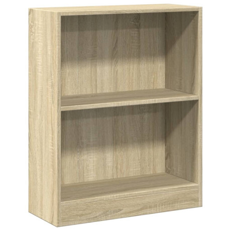 vidaXL Boekenkast 60x24x76 cm bewerkt hout sonoma eikenkleurig afbeelding2 - 1
