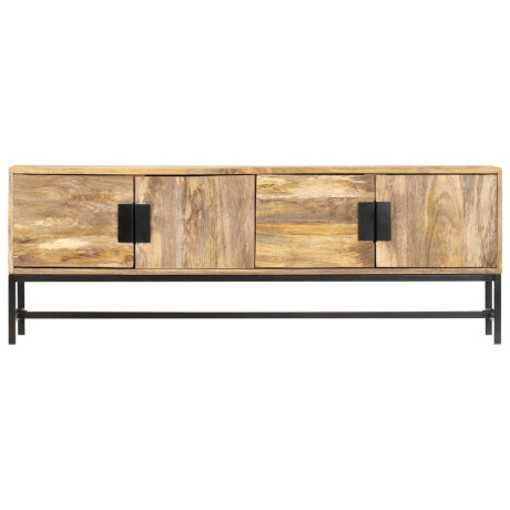vidaXL Tv-meubel 140x30x50 cm massief mangohout afbeelding2 - 1