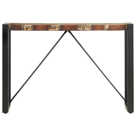 vidaXL Wandtafel 110x35x76 cm massief gerecycled hout afbeelding2 - 1