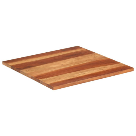 vidaXL Tafelblad 25-27 mm 70x70 cm massief acaciahout afbeelding2 - 1