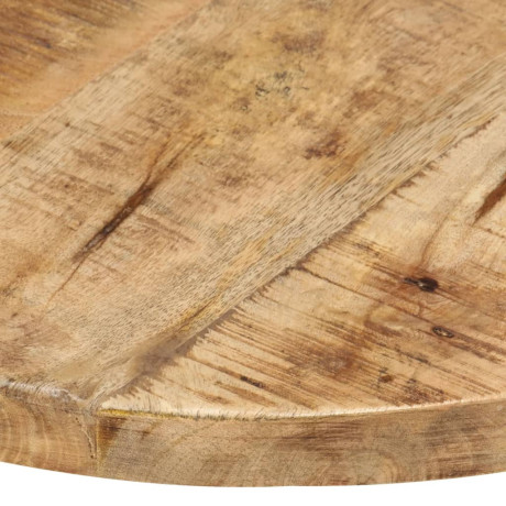 vidaXL Tafelblad rond 25-27 mm 50 cm massief mangohout afbeelding2 - 1