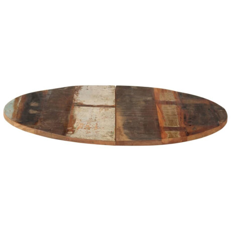 vidaXL Tafelblad rond 15-16 mm 70 cm massief gerecycled hout afbeelding2 - 1