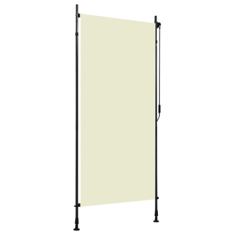 vidaXL Rolgordijn voor buiten 100x270 cm crème afbeelding2 - 1