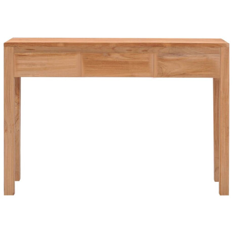 vidaXL Wandtafel 110x35x75 cm massief teakhout afbeelding2 - 1