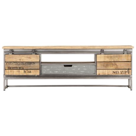 vidaXL Tv-meubel 120x30x40 cm massief mangohout afbeelding2 - 1