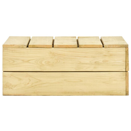 vidaXL Tuintafel 75x75x31 cm geïmpregneerd grenenhout afbeelding2 - 1