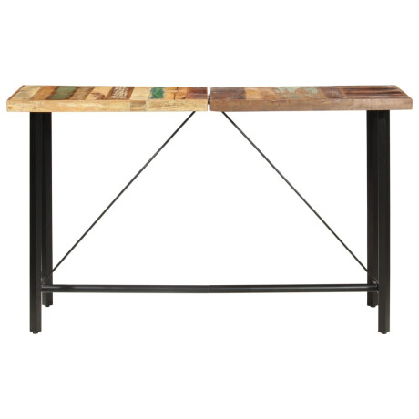vidaXL Bartafel 180x70x107 cm massief gerecycled hout afbeelding2 - 1