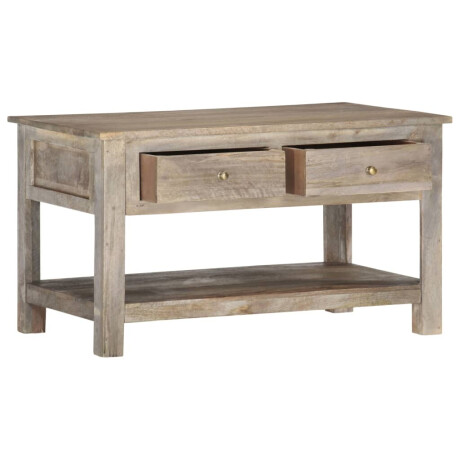 vidaXL Salontafel 82x52x47 cm massief mangohout afbeelding2 - 1