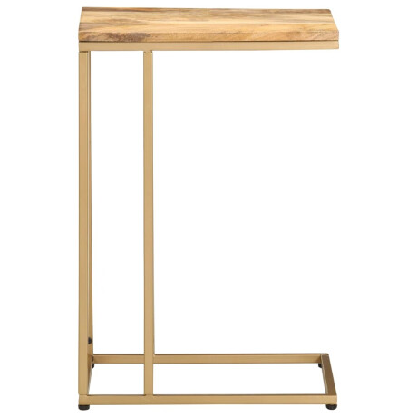 vidaXL Bijzettafel 35x45x65 cm massief mangohout afbeelding2 - 1