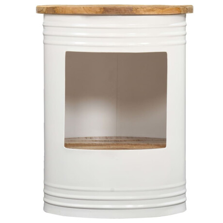 vidaXL Salontafel 43x55 cm massief mangohout afbeelding2 - 1