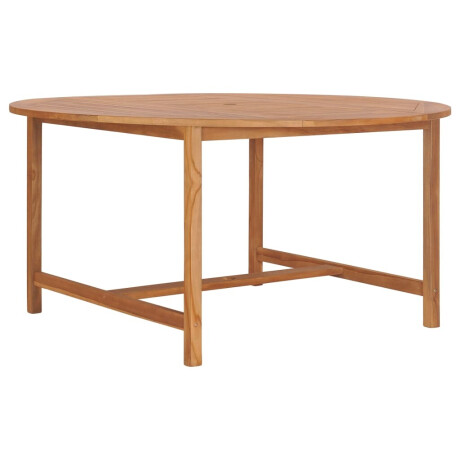 vidaXL Tuintafel 150x76 cm massief teakhout afbeelding2 - 1