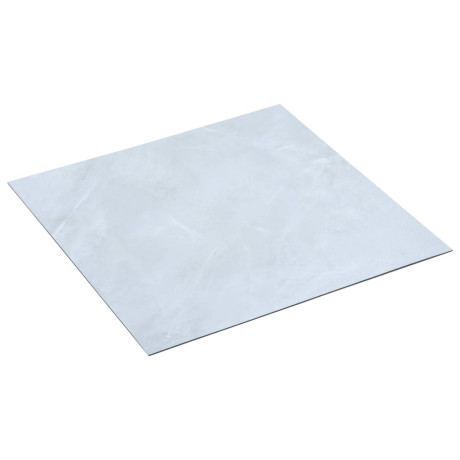 vidaXL Vloerplanken zelfklevend 5,11 m² PVC wit marmerpatroon afbeelding2 - 1