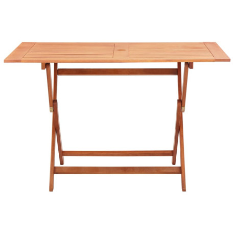 vidaXL Tuintafel inklapbaar 120x70x75 cm massief eucalyptushout afbeelding2 - 1