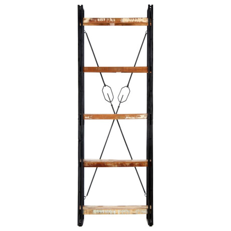 vidaXL Boekenkast met 5 schappen 60x30x180 cm massief gerecycled hout afbeelding2 - 1