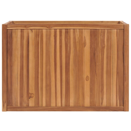 vidaXL Plantenbak verhoogd 100x50x70 cm massief teakhout afbeelding2 - 1