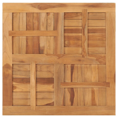 vidaXL Tafelblad vierkant 80x80x2,5 cm massief teakhout afbeelding2 - 1