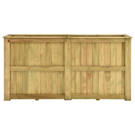 vidaXL Plantenbak verhoogd 196x50x100 cm geïmpregneerd grenenhout afbeelding2 - 1