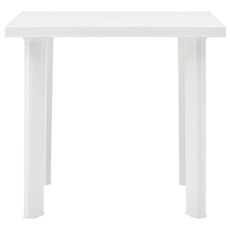 vidaXL Tuintafel 80x75x72 cm kunststof wit afbeelding2 - 1