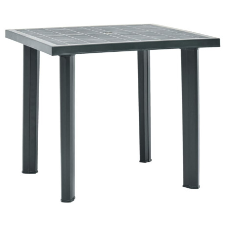 vidaXL Tuintafel 80x75x72 cm kunststof groen afbeelding2 - 1