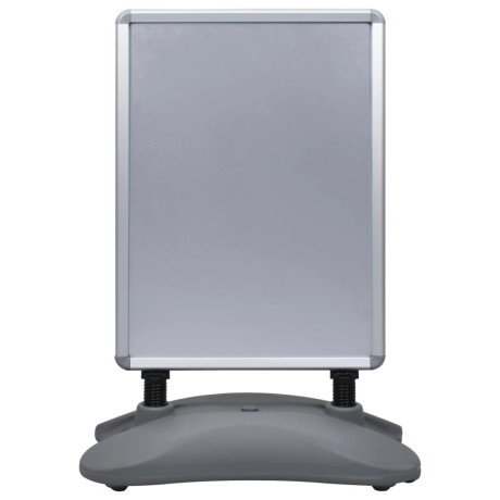 vidaXL Posterstandaard A1 waterdicht aluminiumlegering grijs afbeelding2 - 1