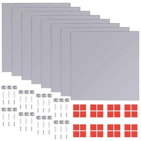 vidaXL Spiegeltegels frameloos 16 st 20,5 cm glas afbeelding2 - 1