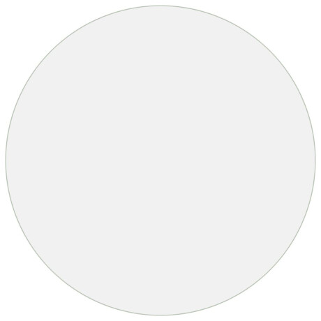 vidaXL Tafelbeschermer Ø60 cm 2 mm PVC transparant afbeelding2 - 1