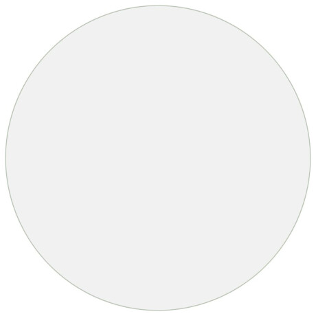 vidaXL Tafelbeschermer Ø90 cm 2 mm PVC transparant afbeelding2 - 1