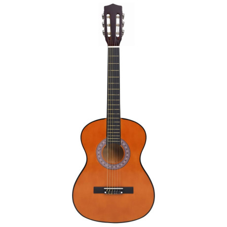 vidaXL Gitaar klassiek beginner en kinderen 3/4 36" lindenhout afbeelding2 - 1