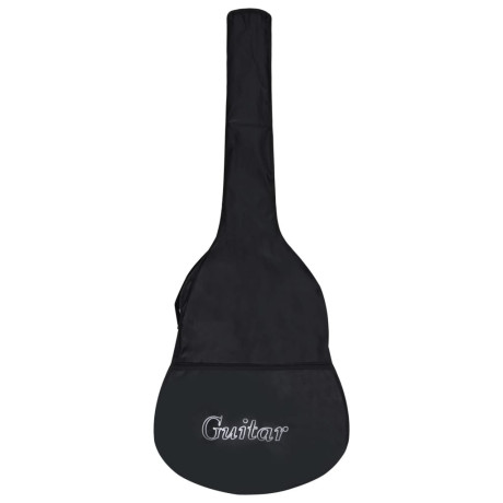 vidaXL Gitaartas voor 4/4 klassieke gitaar 100x37 cm stof zwart afbeelding2 - 1