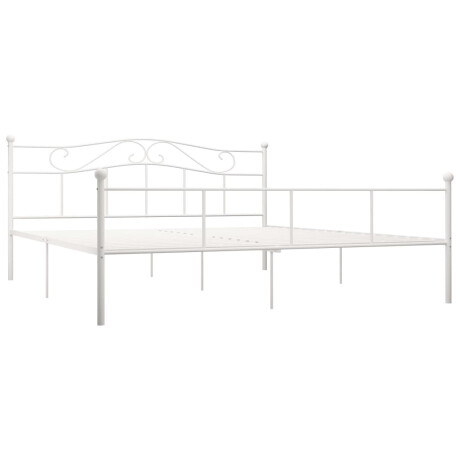 vidaXL Bedframe metaal wit 180x200 cm afbeelding2 - 1