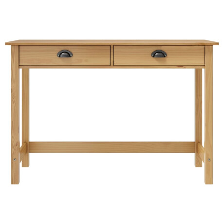 vidaXL Wandtafel Hill 2 lades 110x45x74 cm massief grenenhout afbeelding2 - 1