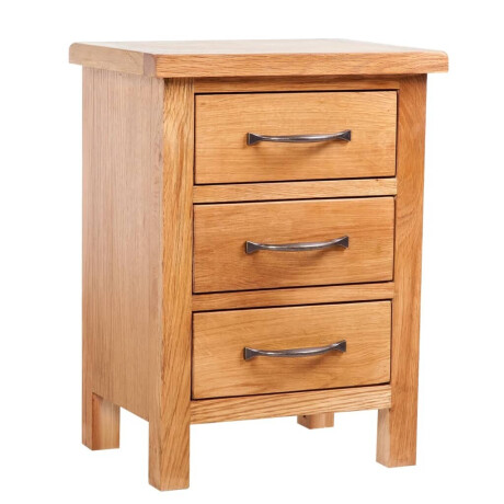 vidaXL Nachtkastjes 2 st 40x30x54 cm massief eikenhout afbeelding2 - 1