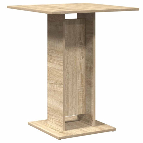 vidaXL Bistrotafel 60x60x75 cm bewerkt hout sonoma eikenkleurig afbeelding2 - 1
