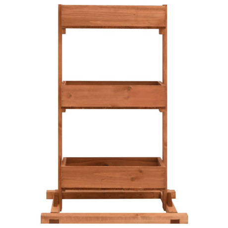 vidaXL Plantenbak 52x30x78 cm vurenhout afbeelding2 - 1
