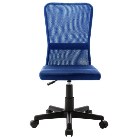 vidaXL Kantoorstoel 44x52x100 cm mesh stof blauw afbeelding2 - 1