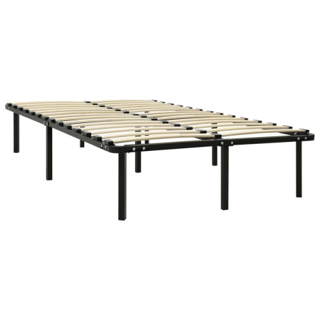 vidaXL Bedframe metaal zwart 120x200 cm afbeelding2 - 1