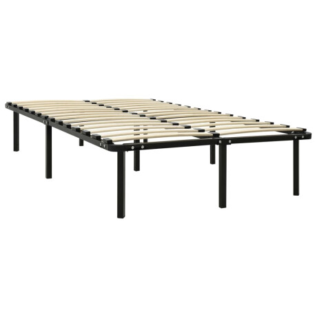 vidaXL Bedframe metaal zwart 140x200 cm afbeelding2 - 1