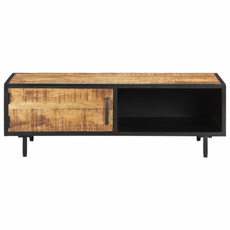 vidaXL Salontafel 105x50x35 cm ruw mangohout afbeelding2 - 1