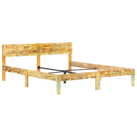 vidaXL Bedframe massief gerecycled hout 180x200 cm afbeelding2 - 1