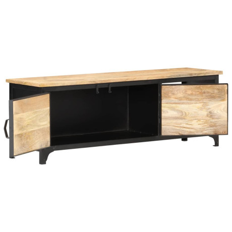 vidaXL Tv-meubel 120x30x40 cm massief mangohout afbeelding2 - 1