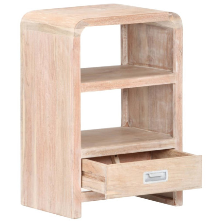 vidaXL Nachtkastje 40x30x60 cm massief acaciahout afbeelding2 - 1