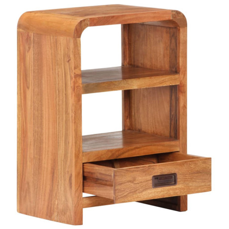 vidaXL Nachtkastje 40x30x60 cm acaciahout met honingafwerking afbeelding2 - 1