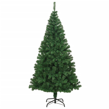 vidaXL Kunstkerstboom met dikke takken 210 cm PVC groen afbeelding2 - 1