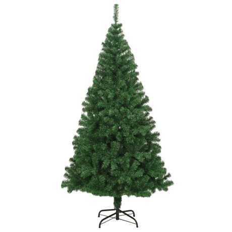 vidaXL Kunstkerstboom met dikke takken 240 cm PVC groen afbeelding2 - 1