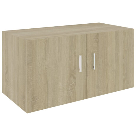vidaXL Hangkast 80x39x40 cm bewerkt hout sonoma eikenkleurig afbeelding2 - 1