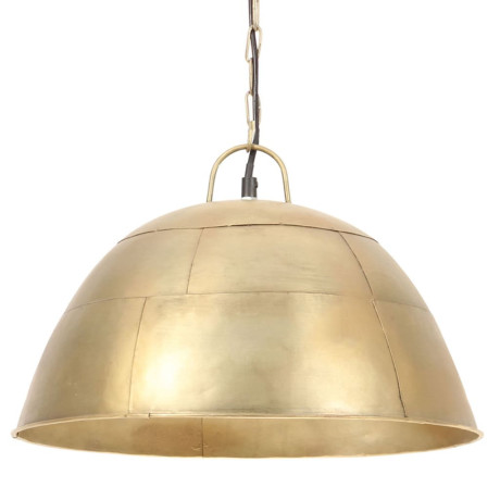 vidaXL Hanglamp industrieel vintage rond 25 W E27 41 cm messingkleurig afbeelding2 - 1