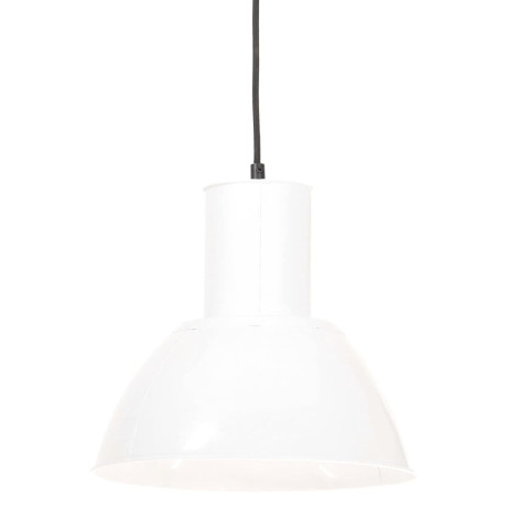 vidaXL Hanglamp rond 25 W E27 28,5 cm wit afbeelding2 - 1