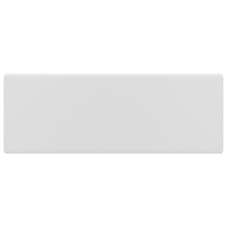 vidaXL Wastafel met overloop vierkant 41x41 cm keramiek matwit afbeelding2 - 1