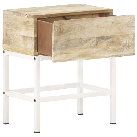 vidaXL Nachtkastje 40x30x50 cm massief mangohout afbeelding2 - 1